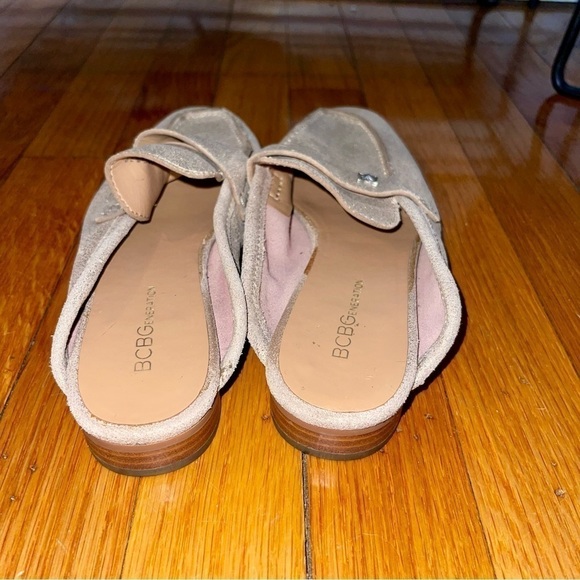 BCBG Generation Sabrina Metallic Leather Mules - Picture 6 of 6